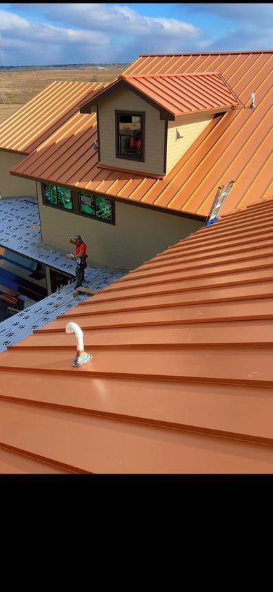 Metal roof detail