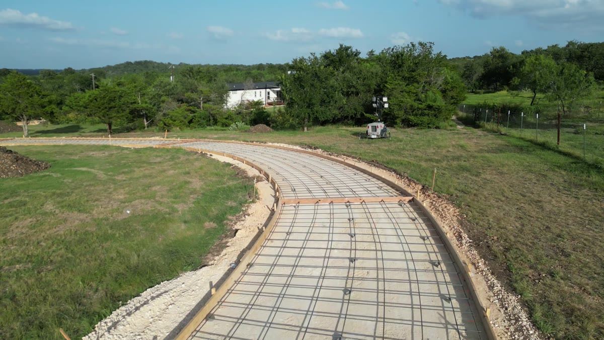 Rebar tied & formed
